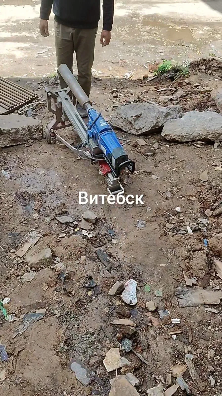Алмазная установка на объекте в Витебске